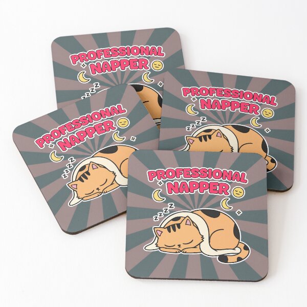 Item preview, Professional Napper Ginger Cat Cartoon designed and sold by Taridesign.