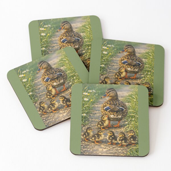 Item preview, Mallard Mother Duck with Ducklings designed and sold by CarolM.