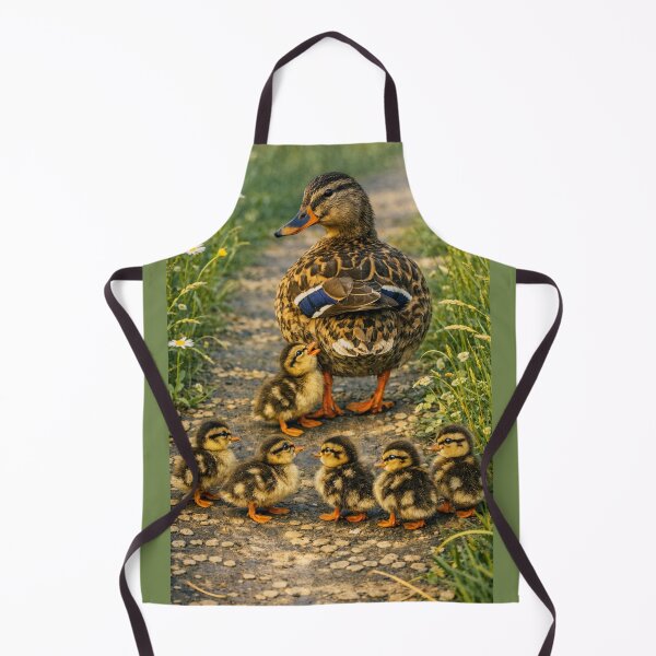Item preview, Mallard Mother Duck with Ducklings designed and sold by CarolM.