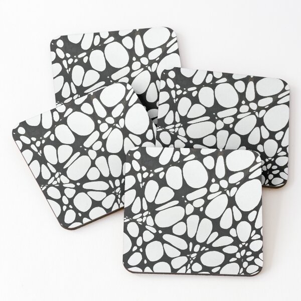 Item preview, Black and White Webs Pattern designed and sold by spiderkid093.