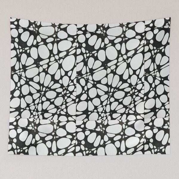 Item preview, Black and White Webs Pattern designed and sold by spiderkid093.