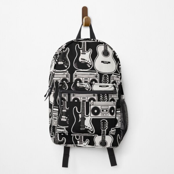 Item preview, Minimal Sound Riot Stickerbomb – Clean Guitar & Boombox Design designed and sold by ShirtsOfDeath.