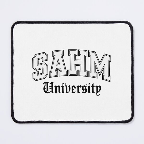 Item preview, “SAHM University” – Collegiate Typographic Design with Classic Campus Style designed and sold by Peter Stawicki.