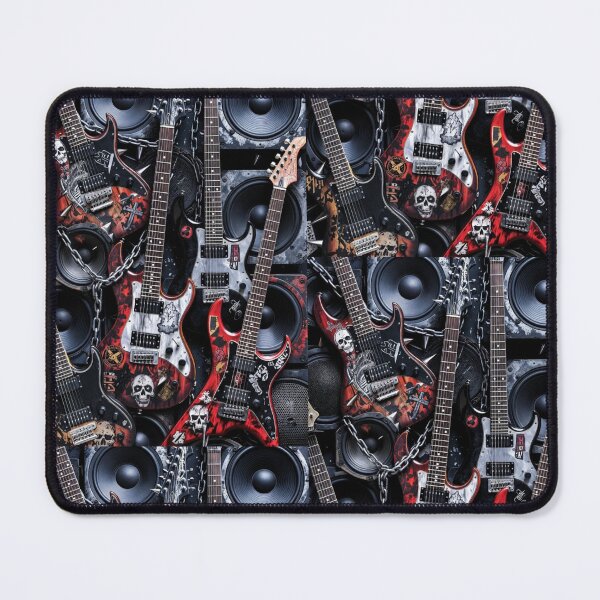 Item preview, Metal Sound Riot Stickerbomb – Heavy Guitar & Boombox Collage designed and sold by ShirtsOfDeath.