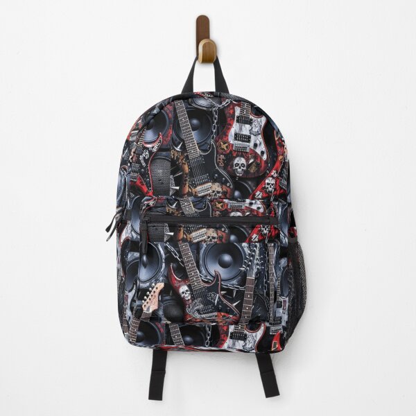 Item preview, Metal Sound Riot Stickerbomb – Heavy Guitar & Boombox Collage designed and sold by ShirtsOfDeath.