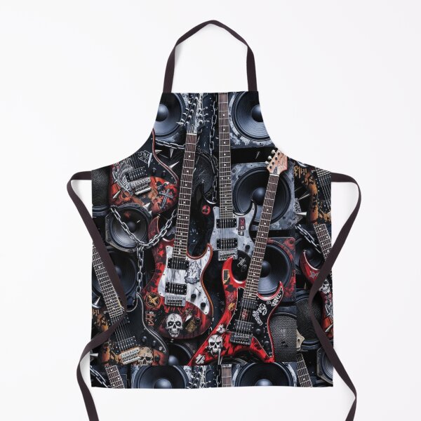 Item preview, Metal Sound Riot Stickerbomb – Heavy Guitar & Boombox Collage designed and sold by ShirtsOfDeath.