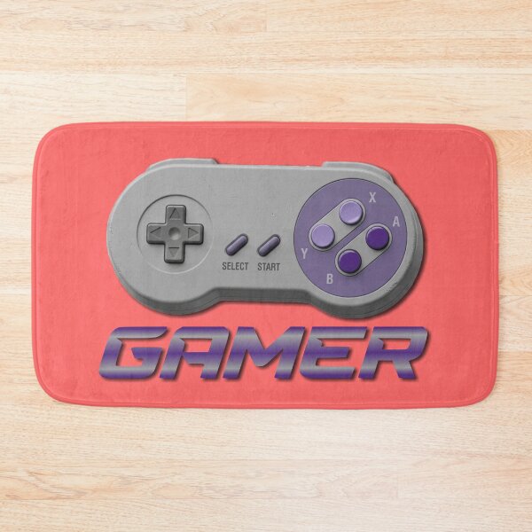 Item preview, SUPER GAMER - #FF6666 designed and sold by Marlon Oseguera.