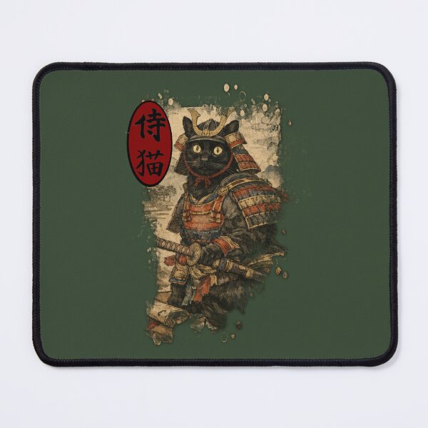 Item preview, Samurai Cat designed and sold by KreativeCrow.