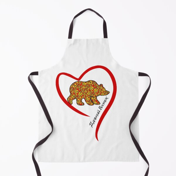 Item preview, Дальний Восток. Far East Russia. Khokhloma Bear in a Heart Shape. Russian Gift. designed and sold by ShrimpAndGrits.