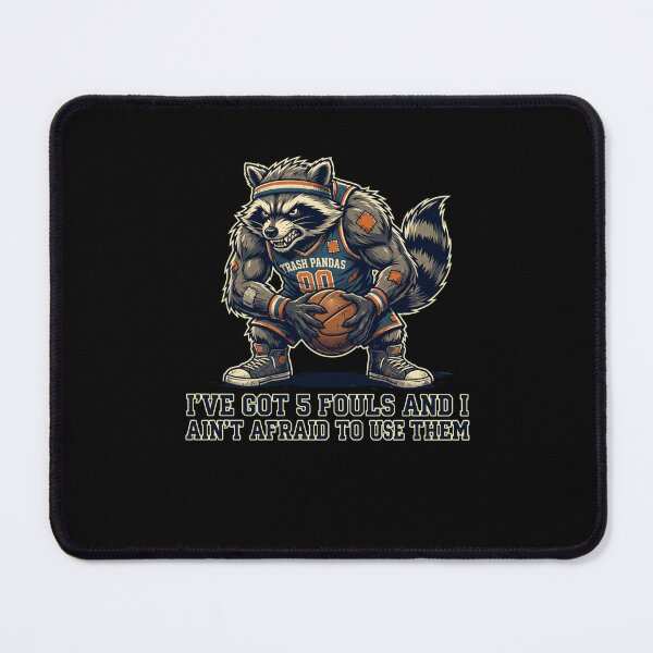 Item preview, Raccoon Basketball 5 Fouls Funny Player designed and sold by snowry.