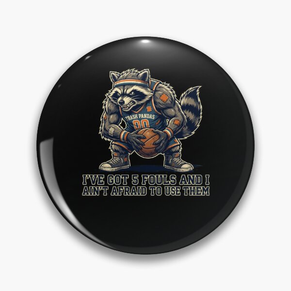 Item preview, Raccoon Basketball 5 Fouls Funny Player designed and sold by snowry.