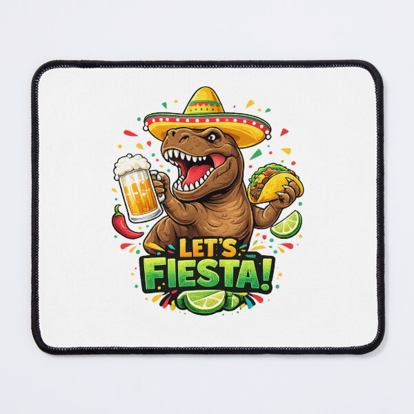 Item preview, Lets Fiesta Funny Dinosaur Cinco De Mayo designed and sold by AnyMar2023.