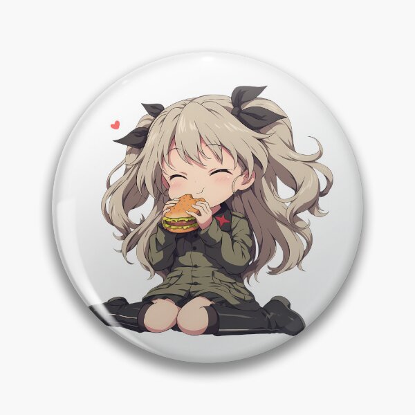 Item preview, Shimada Alice Girls und Panzer Chibi Burger Calm designed and sold by earlobejerk.
