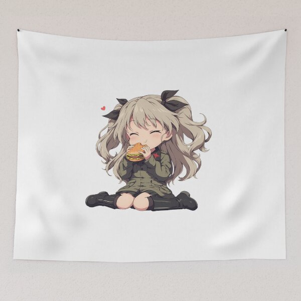 Item preview, Shimada Alice Girls und Panzer Chibi Burger Calm designed and sold by earlobejerk.