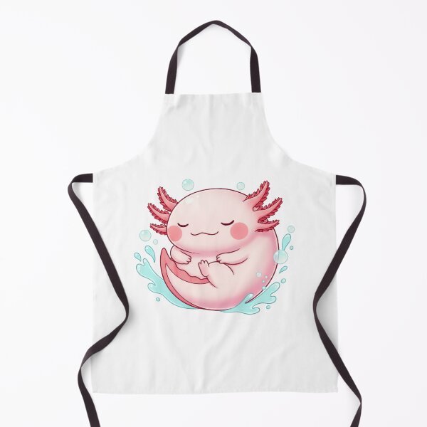 Item preview, Kawaii Pink Axolotl Bubbles designed and sold by Teeny Quities.