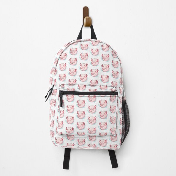 Artikelvorschau, Kawaii Pink Axolotl Bubbles entworfen und verkauft von Teeny Quities.