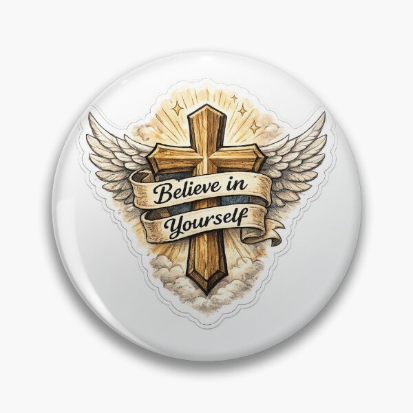 Item preview, Believe in Yourself Small Cross designed and sold by GoodwillDesigns.
