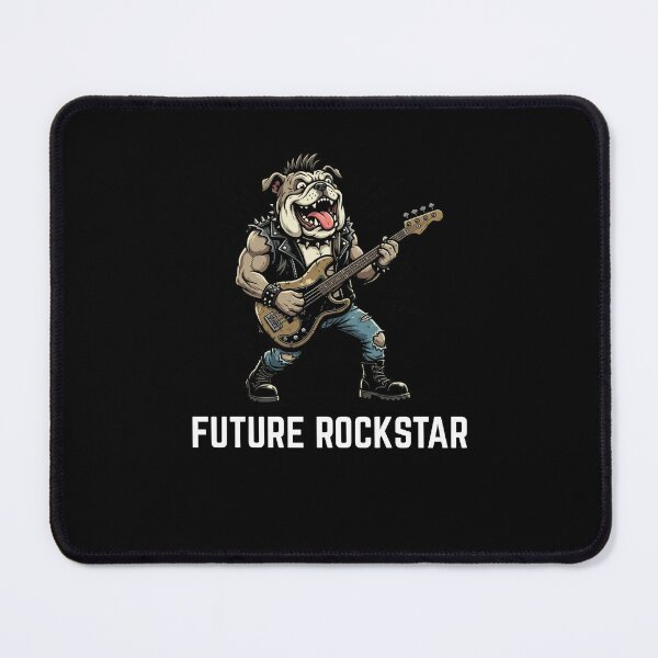 Item preview, Future Rockstar Bulldog Bass Player Dog Music designed and sold by snowry.