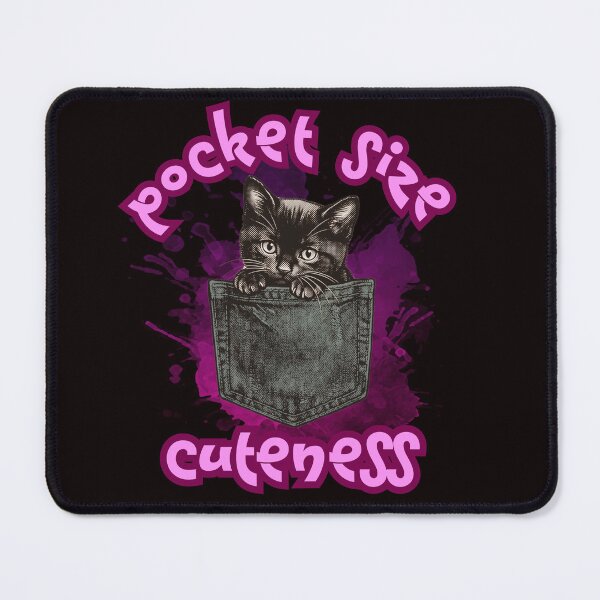 Item preview, pocket size cat designed and sold by cutesy bites digital.