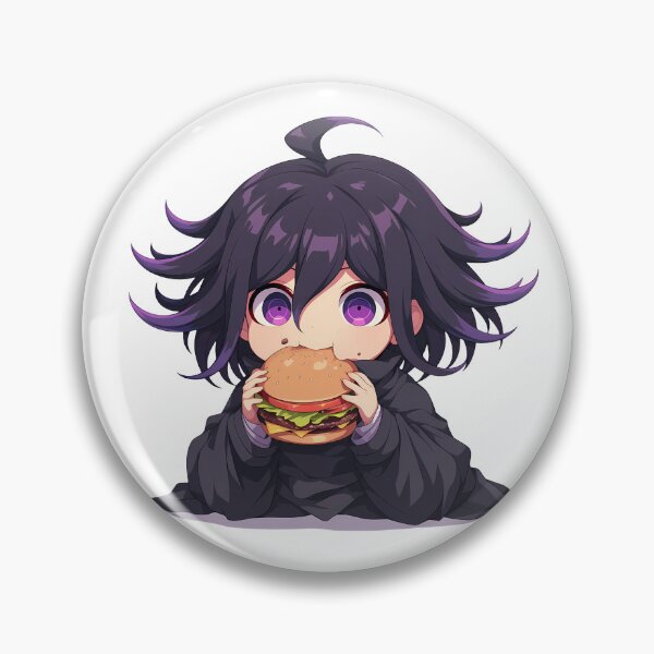 Item preview, Kokichi Ouma Danganronpa Chibi Kawaii Burger Mischief designed and sold by earlobejerk.