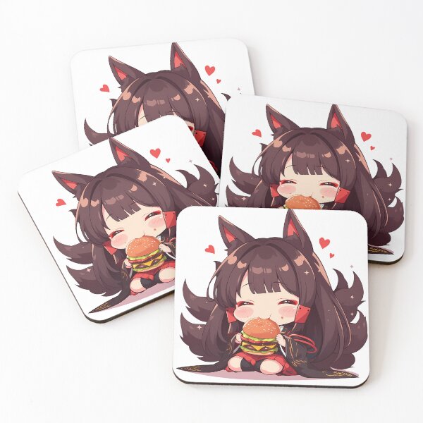 Item preview, Akagi Azur Lane Chibi Burger Obsession designed and sold by earlobejerk.