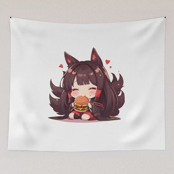 Item preview, Akagi Azur Lane Chibi Burger Obsession designed and sold by earlobejerk.