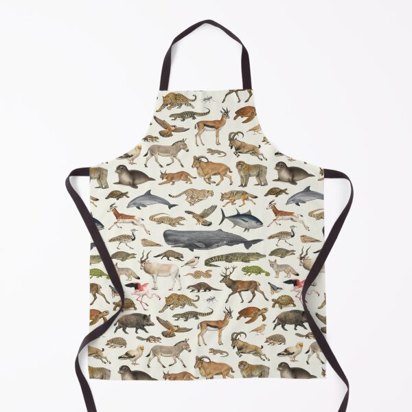 Item preview, Animals of Northern Africa Retro Wildlife Identification Chart designed and sold by kakarikihill.