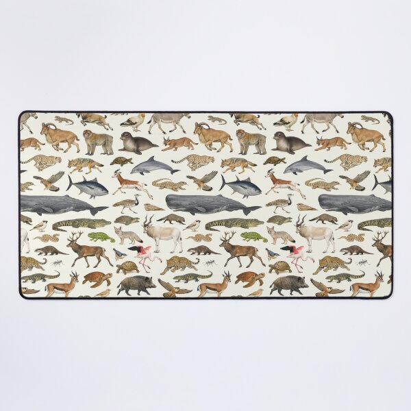 Item preview, Animals of Northern Africa Retro Wildlife Identification Chart designed and sold by kakarikihill.