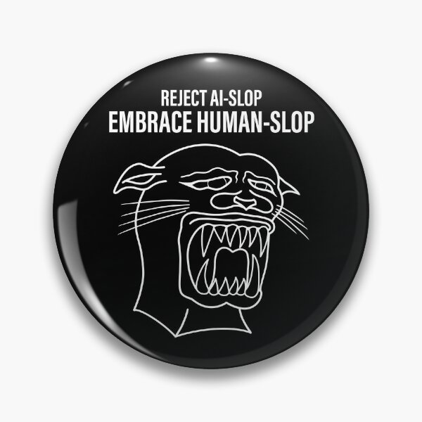 Item preview, Sucky panther AI-slop tattoo designed and sold by Proofly.