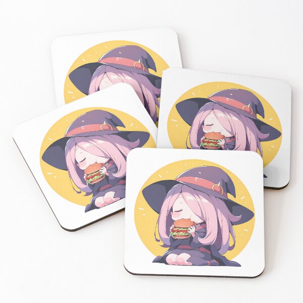 Item preview, Sucy Manbavaran Little Witch Academia Chibi Burger Mischief designed and sold by earlobejerk.
