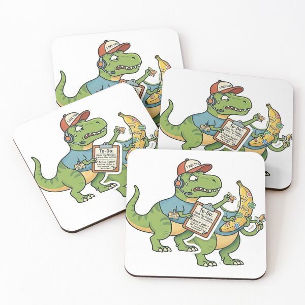 Item preview, T-Rex Sticker Manager - Funny Dinosaur Office Humor designed and sold by Wear Sculpt.