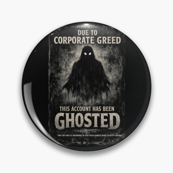 Item preview, Ghosted by Corporate Greed Dark Humor designed and sold by MojaveTradePost.