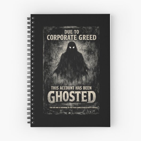 Item preview, Ghosted by Corporate Greed Dark Humor designed and sold by MojaveTradePost.