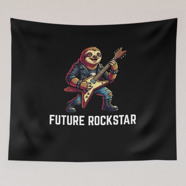Item preview, Sloth Future Rockstar Electric Guitar Player designed and sold by snowry.