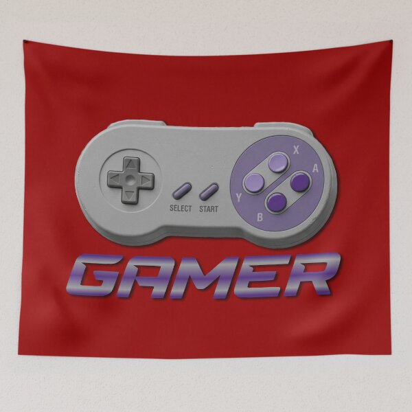 Item preview, SUPER GAMER - #990000 designed and sold by Marlon Oseguera.