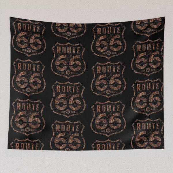 Item preview, Route 66 SG | Earth Rugged Camo Vintage Shield designed and sold by HexOne.
