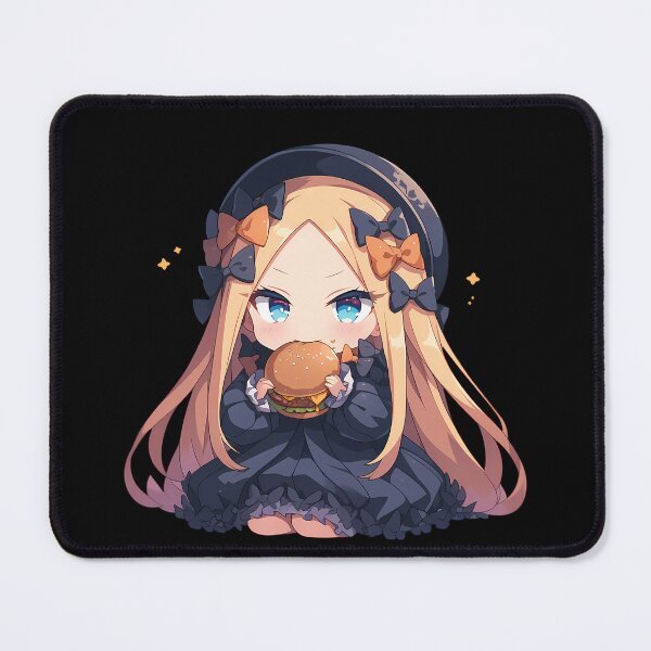 Item preview, Abigail Williams Fate Grand Order Chibi Burger Smile designed and sold by earlobejerk.