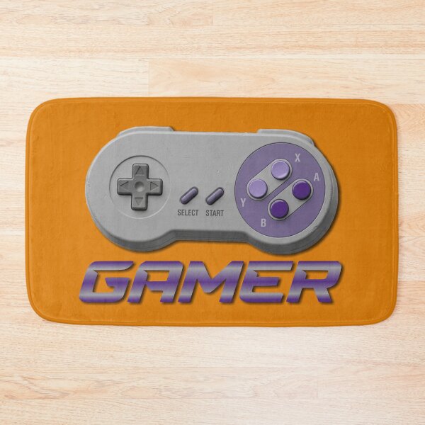 Item preview, SUPER GAMER - #DE7D08 designed and sold by Marlon Oseguera.