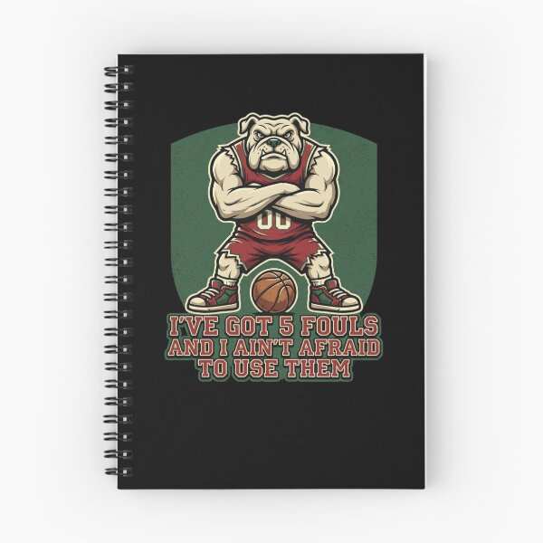 Item preview, Bulldog Basketball Player 5 Fouls Ain't Afraid designed and sold by snowry.