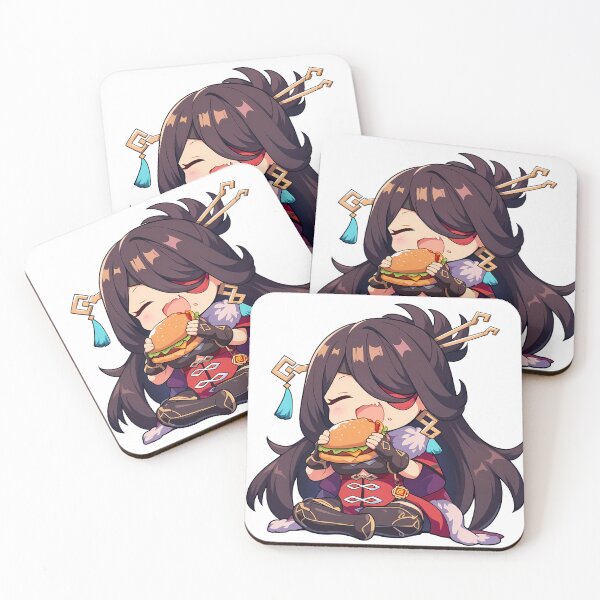 Item preview, Beidou Genshin Impact Chibi Burger Bite designed and sold by earlobejerk.