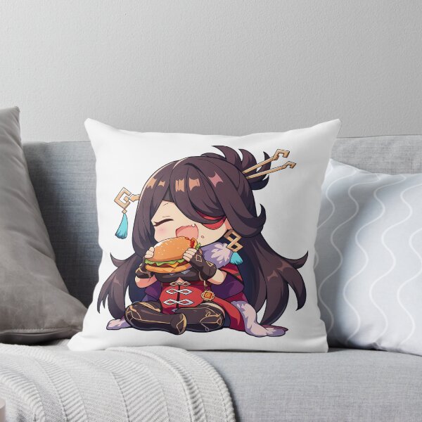 Item preview, Beidou Genshin Impact Chibi Burger Bite designed and sold by earlobejerk.
