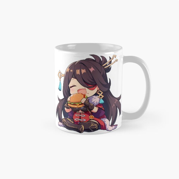 Item preview, Beidou Genshin Impact Chibi Burger Bite designed and sold by earlobejerk.