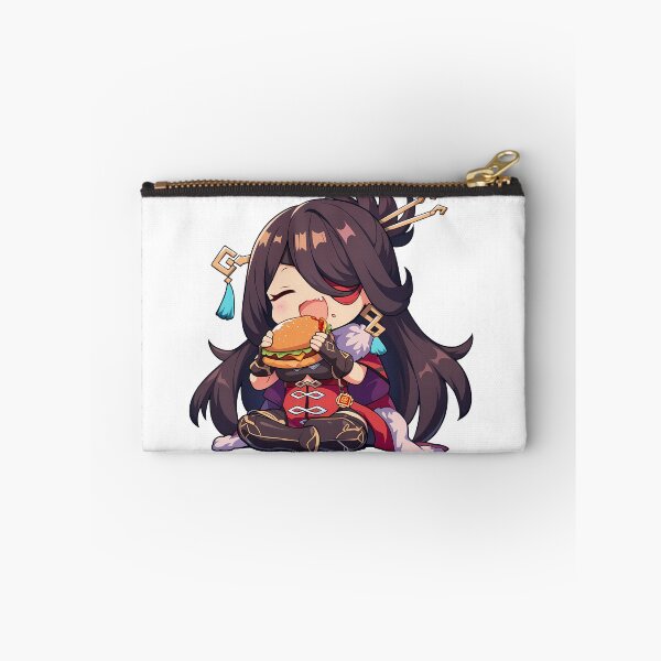 Item preview, Beidou Genshin Impact Chibi Burger Bite designed and sold by earlobejerk.