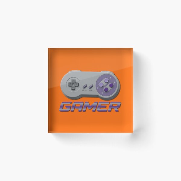 Item preview, SUPER GAMER - #FF6600 designed and sold by Marlon Oseguera.