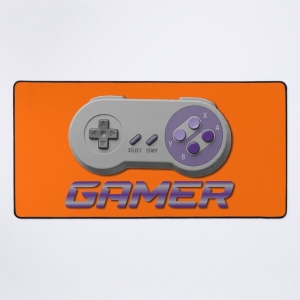 Item preview, SUPER GAMER - #FF6600 designed and sold by Marlon Oseguera.