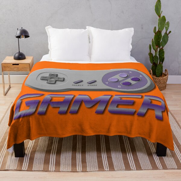 Item preview, SUPER GAMER - #FF6600 designed and sold by Marlon Oseguera.