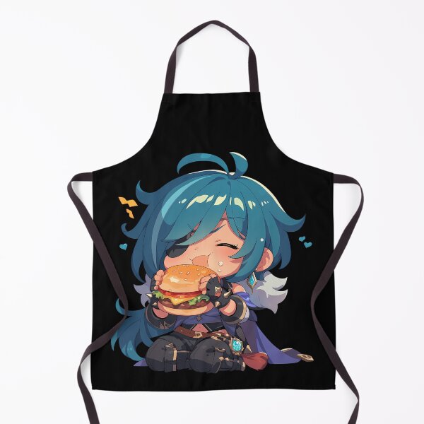 Item preview, Kaeya Genshin Impact Chibi Burger Mood designed and sold by earlobejerk.