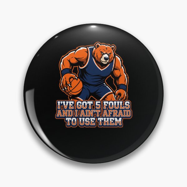Item preview, Basketball Bear 5 Fouls Ain't Afraid Player designed and sold by snowry.