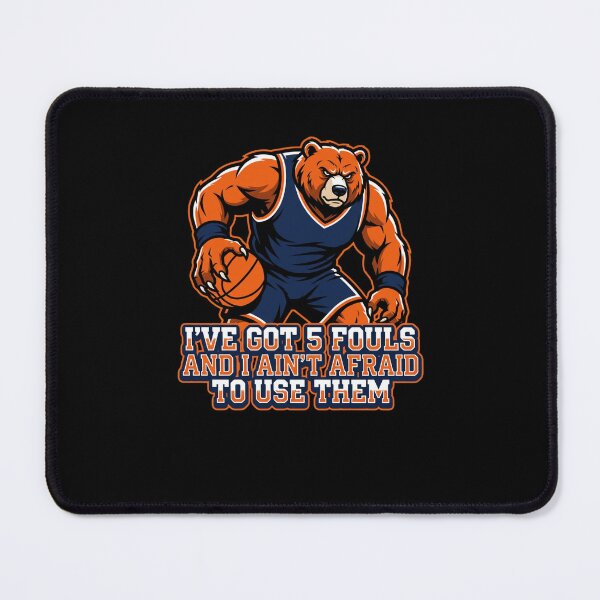 Item preview, Basketball Bear 5 Fouls Ain't Afraid Player designed and sold by snowry.