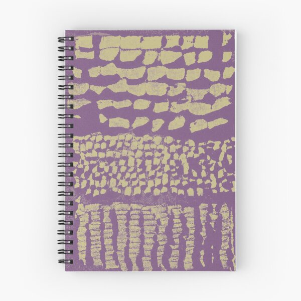 Item preview, Three Grains Textured Monoprint - Plum + Gold designed and sold by Irene Estelle.